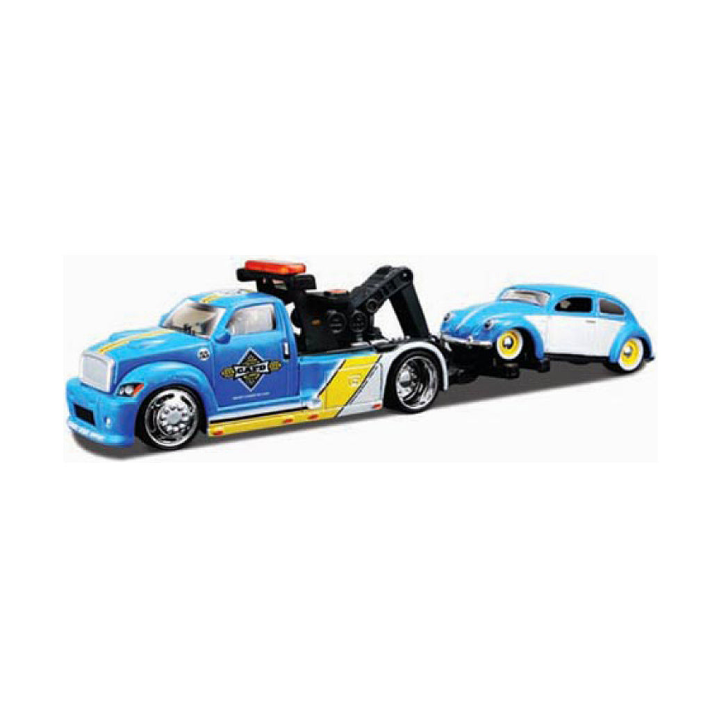 Maisto 1:64 Scale: Elite Transport - Maisto Wrecker & Volkswagen Beetle