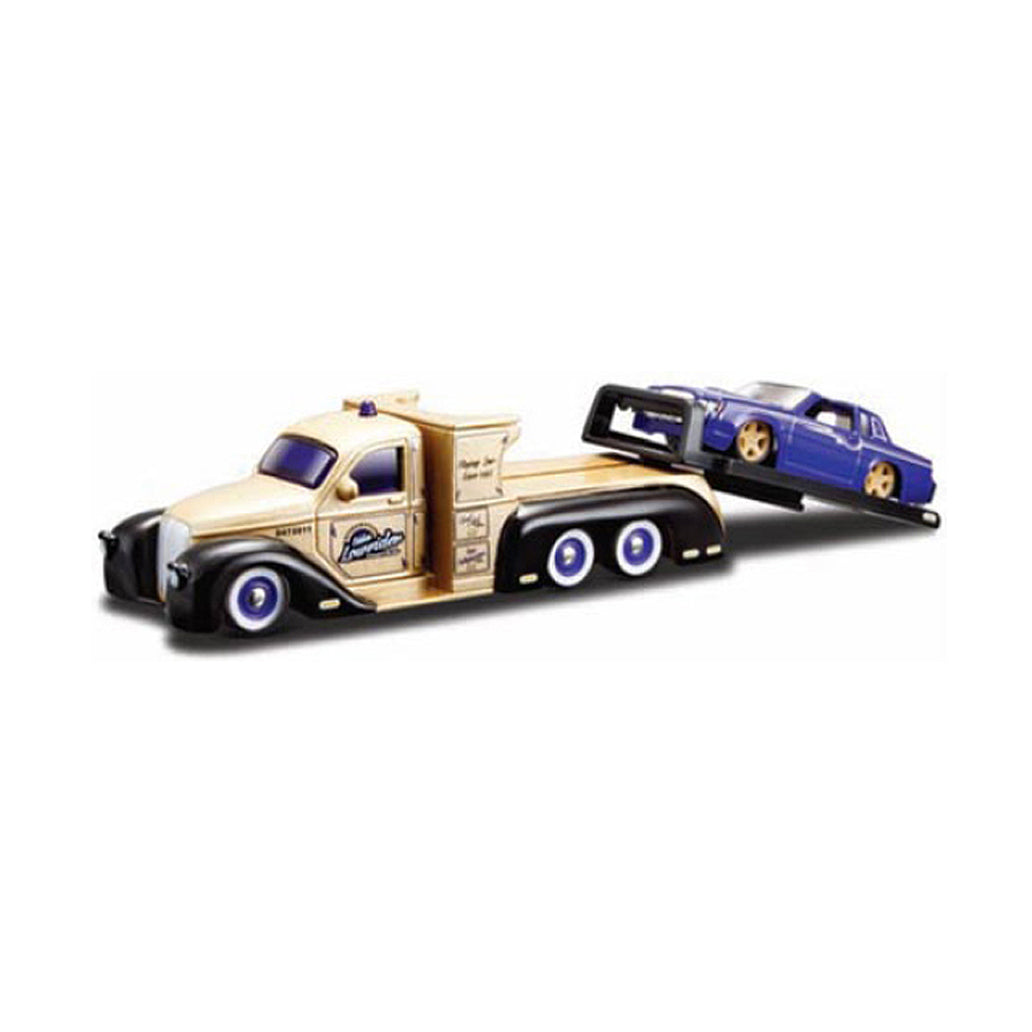 Maisto 1:64 Scale: Elite Transport - Missile Tow Flatbed & 1987 Buick Regal