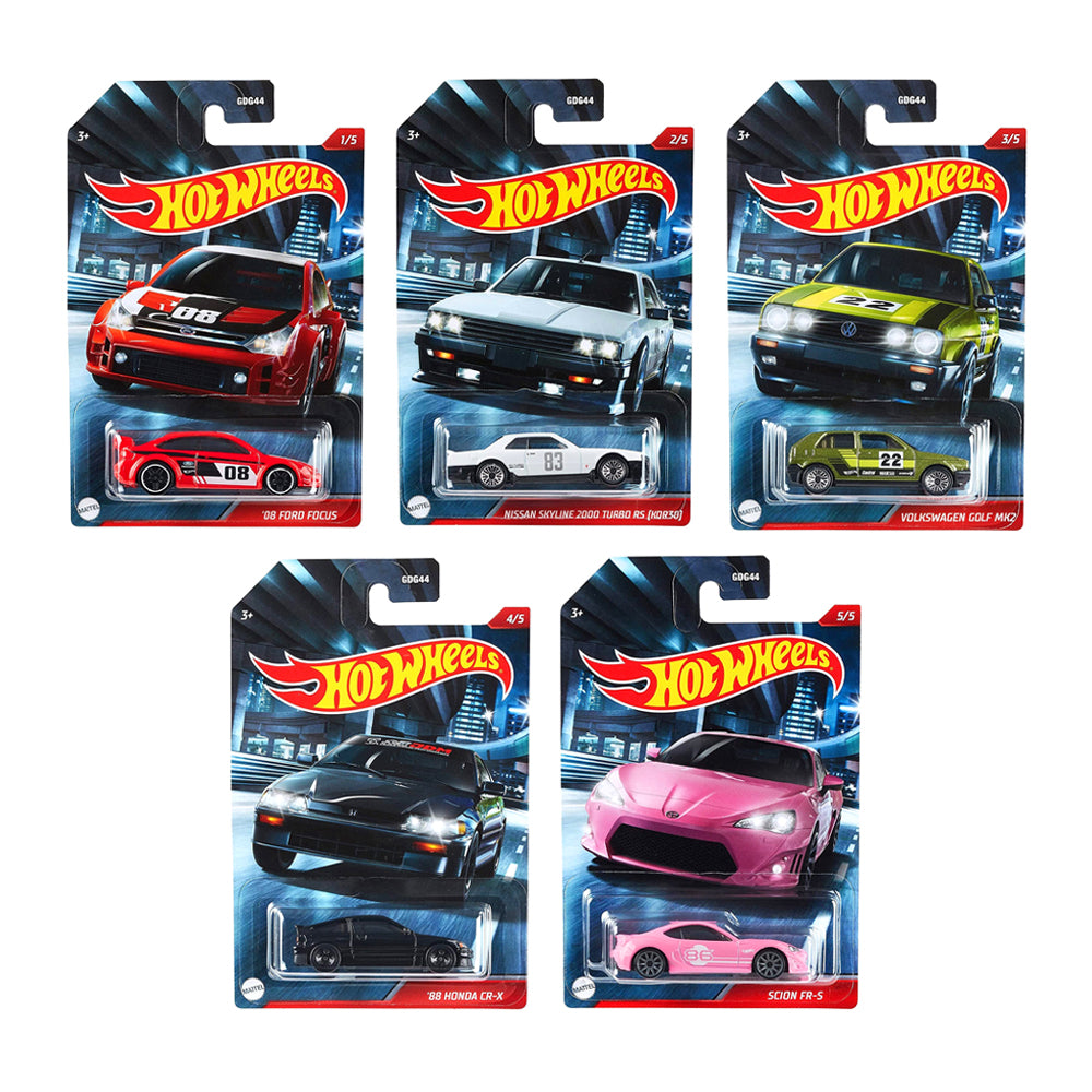 Hot Wheels - Rally Cult Racers - Set of 5