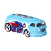 Load image into Gallery viewer, Hot Wheels Premium Alex Ross Justice League Superman Haulin Gas
