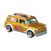 Load image into Gallery viewer, Hot Wheels Premium Alex Ross Justice League Wonder Woman &#39;67 Austin Mini Van
