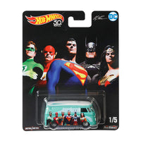 Load image into Gallery viewer, Hot Wheels Premium Alex Ross Justice League VW Panel Van
