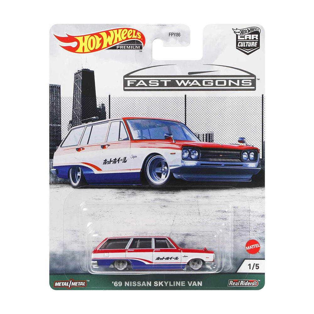 Hot Wheels Car Culture Fast Wagons '69 Nissan Skyline Van