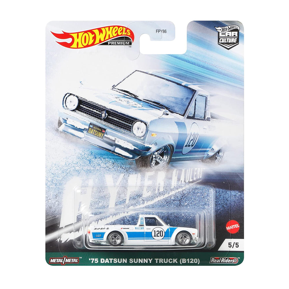 Hot Wheels Car Culture Hyper Haulers '75 Datsun Sunny Truck (B120)