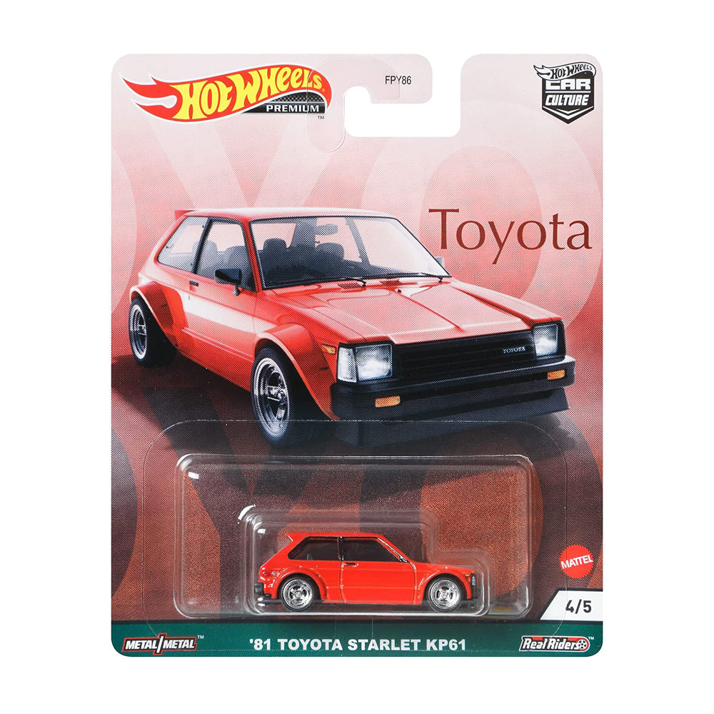 Hot Wheels Car Culture Toyota Series Toyota '81 Toyota Starlet KP61
