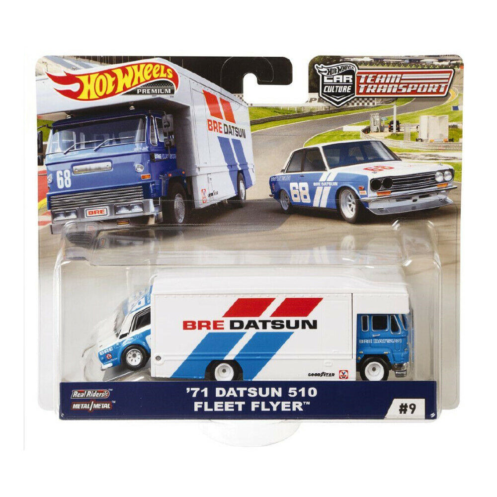 Hot Wheels Car Culture Team Transport - '71 Datsun 510 Fleet Flyer