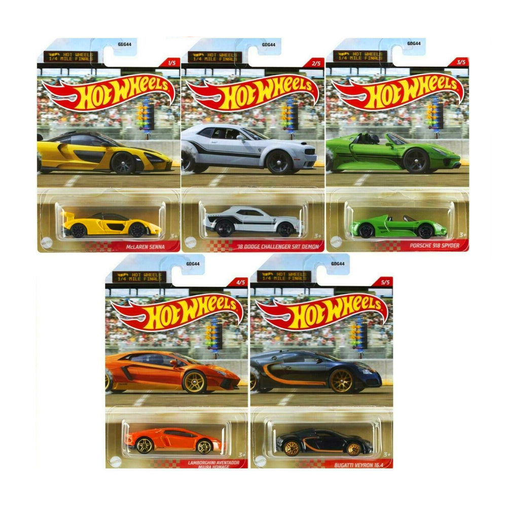 Hot Wheels - 1/4 Mile Finals - Set of 5