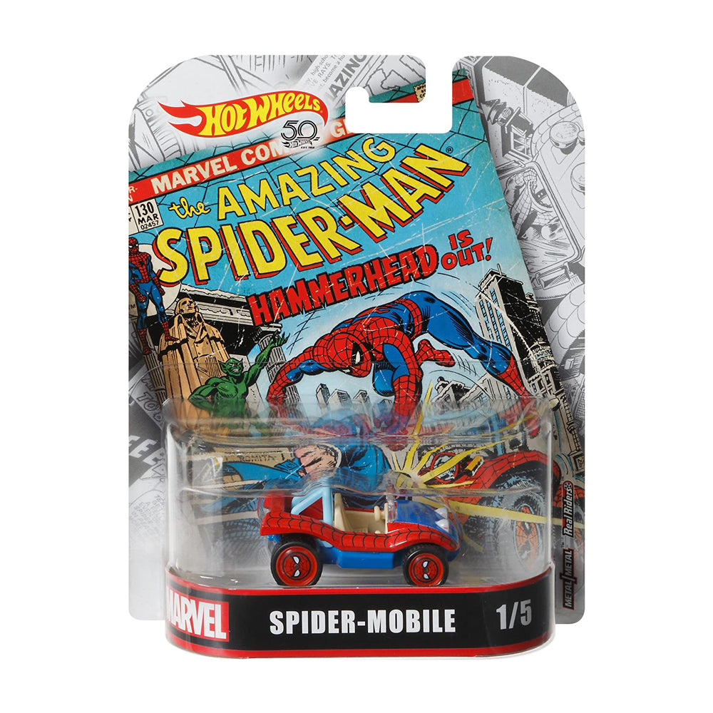 Hot Wheels Retro Entertainment: Marvel Spider-Man Spider-Mobile