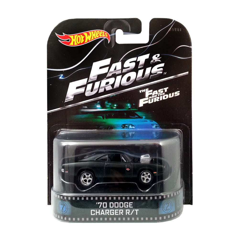 Hot Wheels Retro Entertainment: Fast and the furious '70 Dodge Charger R/T (Mat Back)