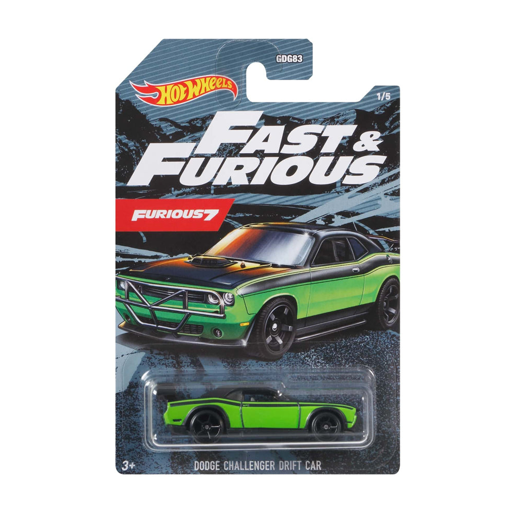 Hot Wheels 2021: Deco Fast & Furious - Dodge Challenger Drift Car (1/5)