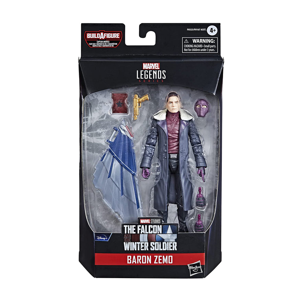 Marvel Legends The Falcon and the Winter Soldier Baron Zemo (Captain America Flight Gear BAF)