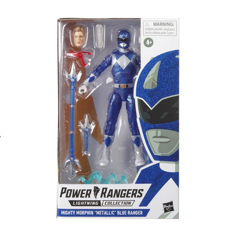 Power Rangers Lightning Collection Mighty Morphin Metallic Blue Ranger