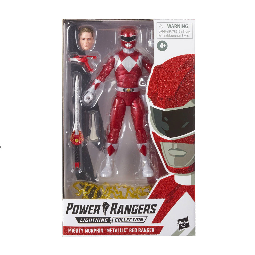 Power Rangers Lightning Collection Mighty Morphin Metallic Red Ranger