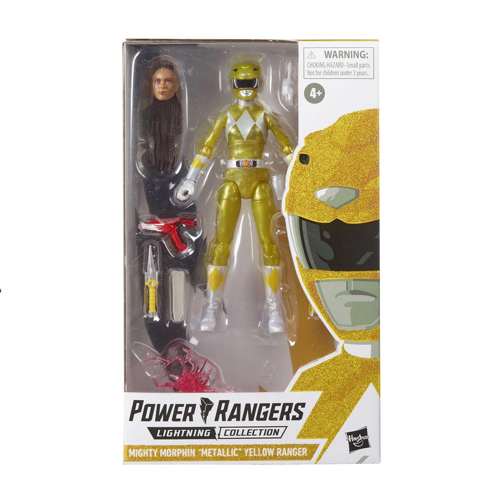 Power Rangers Lightning Collection Mighty Morphin Metallic Yellow Ranger