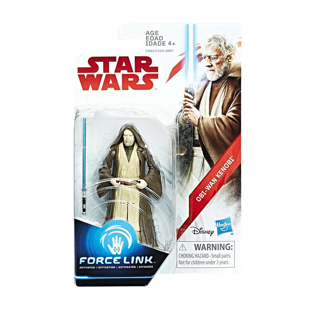 Star Wars Force Link Obi-Wan Kenobi 3.75 Inch Action Figure