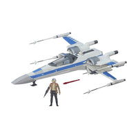 Load image into Gallery viewer, Star Wars The Force Awakens Resistance  X-Wing with Poe Dameron 3.75 Inch Action Figure
