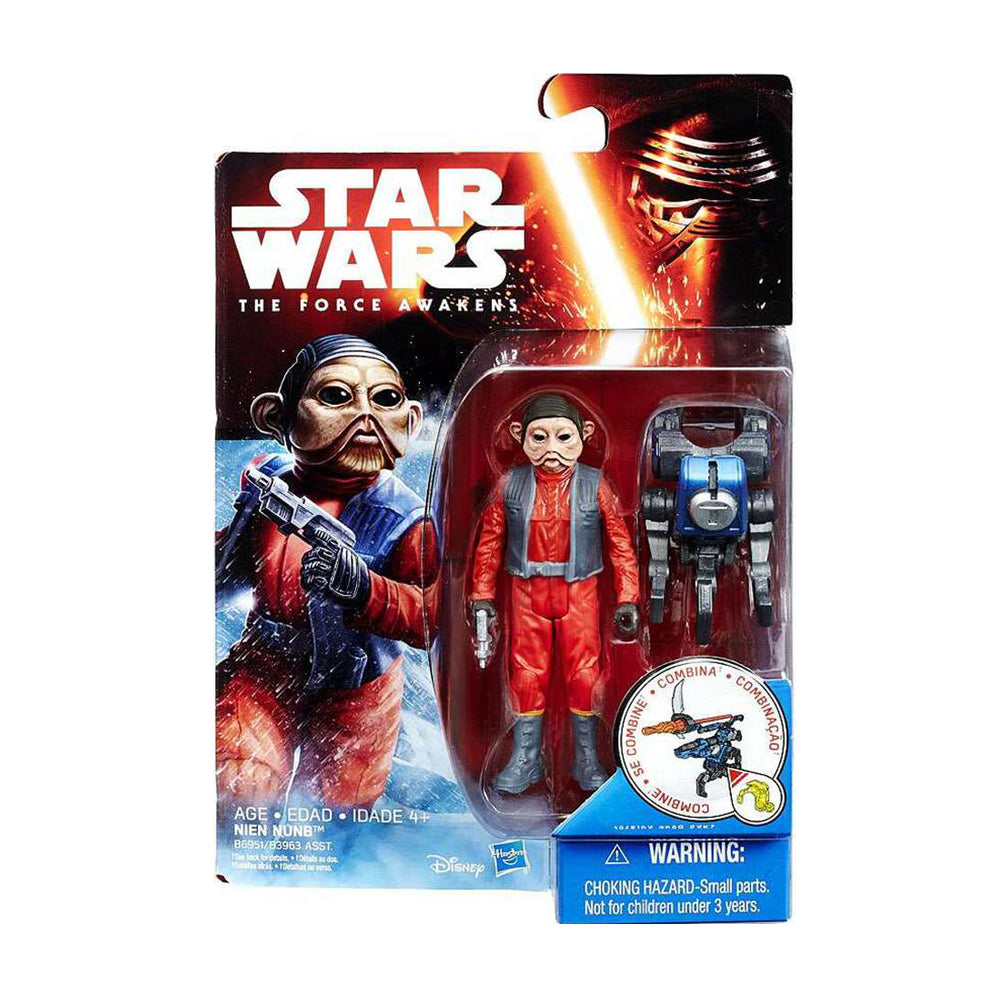 Star Wars The Force Awakens Nien Nunb 3.75 Inch Action Figure