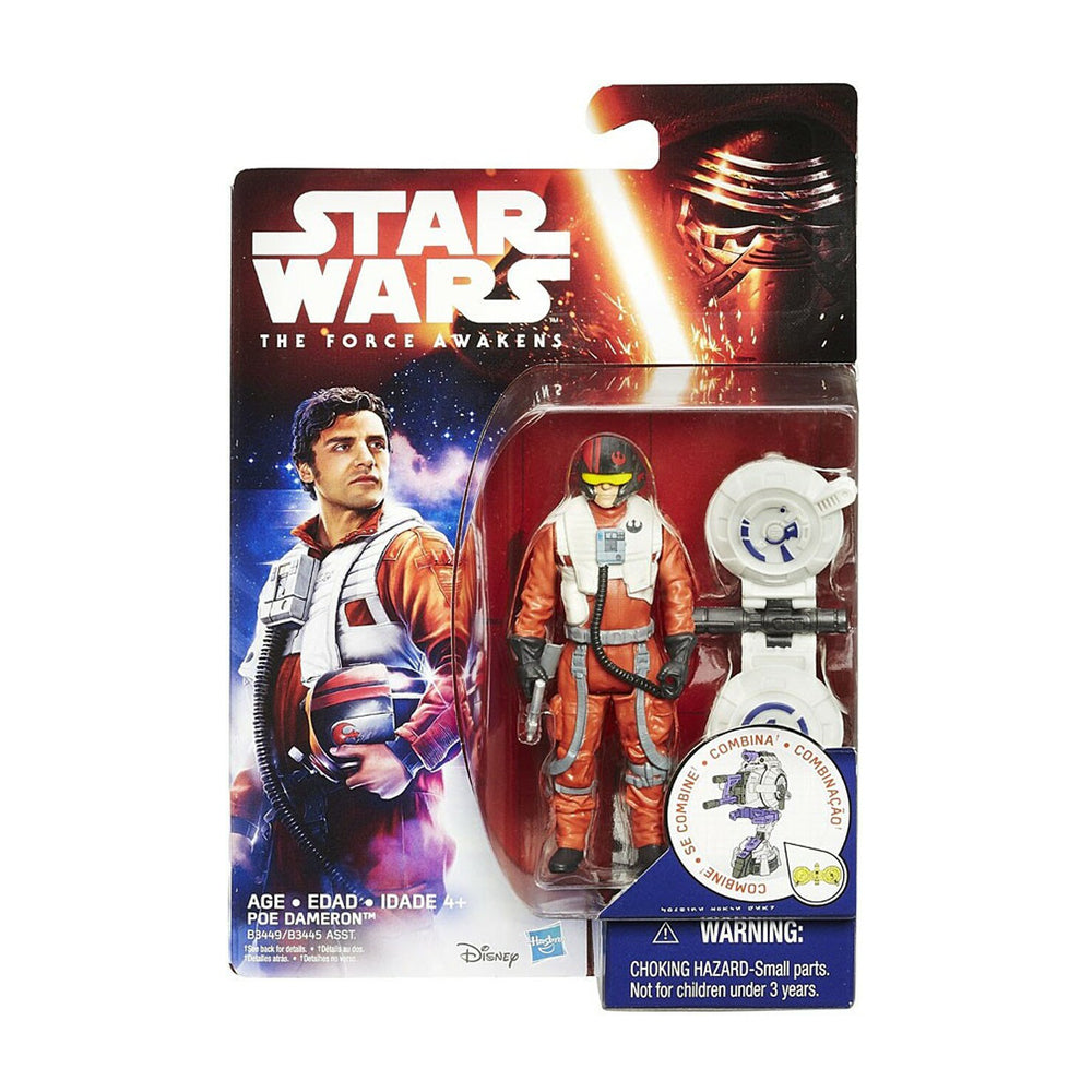 Star Wars The Force Awakens Poe Dameron (X-Wing Pilot Outfit) 3.75 Inch Action Figure