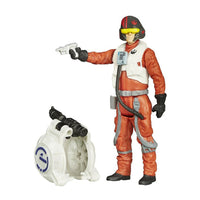 Load image into Gallery viewer, Star Wars The Force Awakens Poe Dameron (X-Wing Pilot Outfit) 3.75 Inch Action Figure
