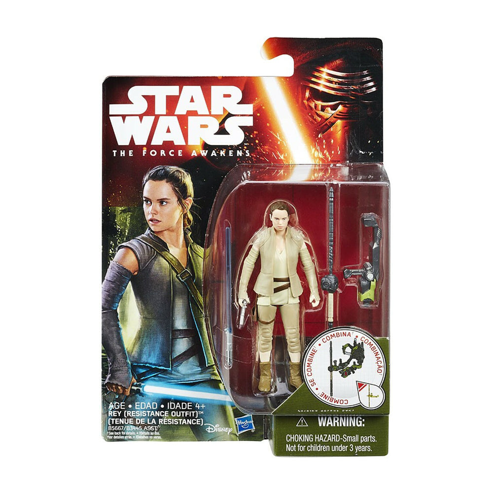 Star Wars The Force Awakens Rey (Resistance Outfit) 3.75 Inch Action Figure