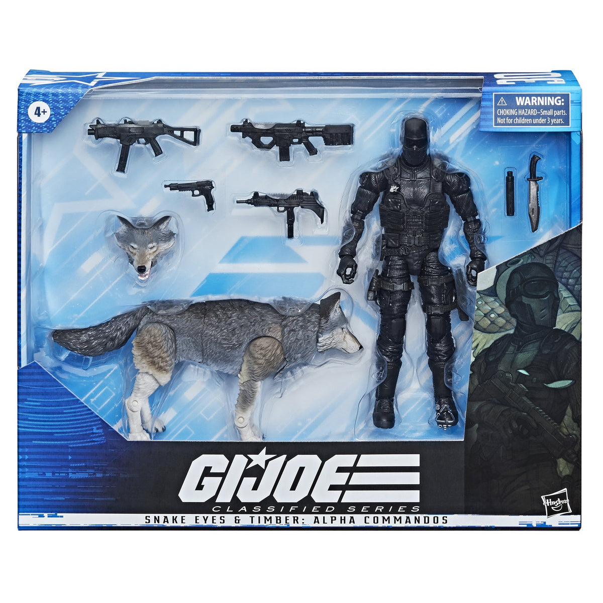 Gi Joe Classified Snake Eyes and Timber: Alpha Commandos Twin Pack Action Figure Set